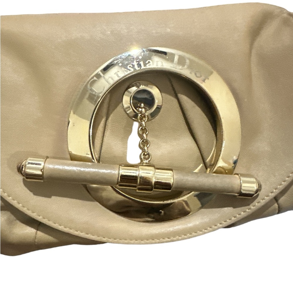 Christian Dior Shoulder Bag Leather Vintage GHW Preowned - Picture 7 of 12